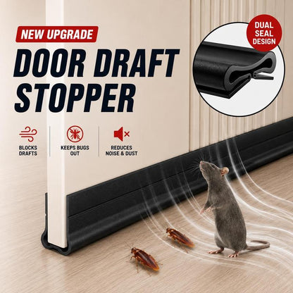 Triple Seal Under-Door Draft Stopper