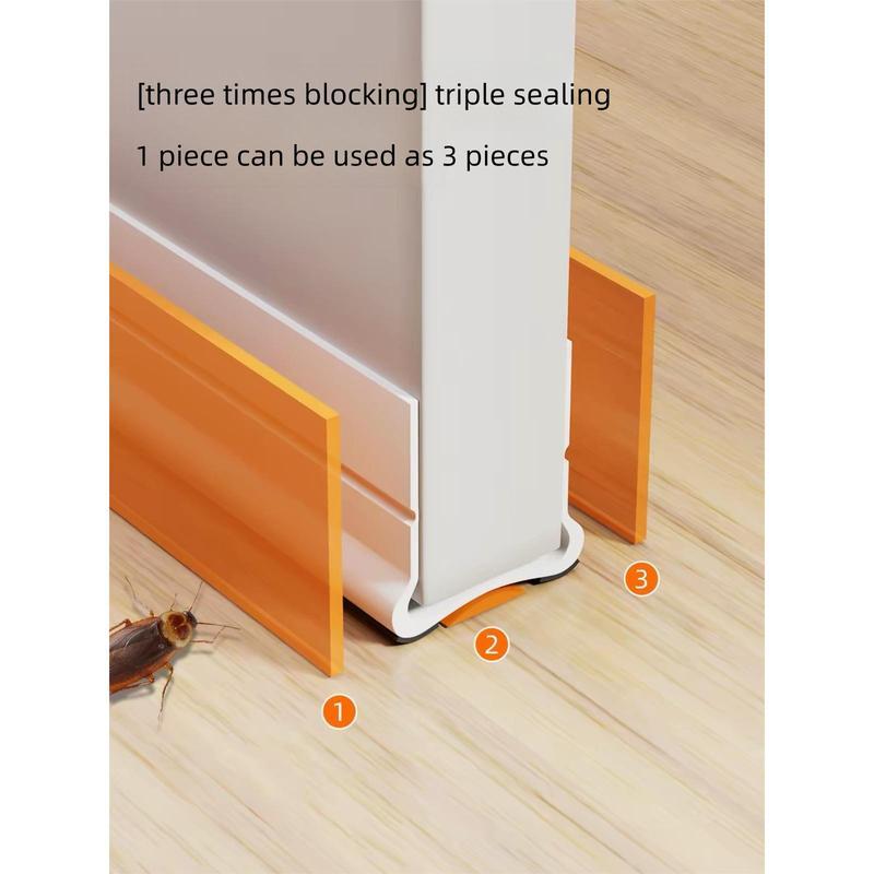 Triple Seal Under-Door Draft Stopper