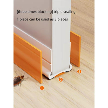 Triple Seal Under-Door Draft Stopper