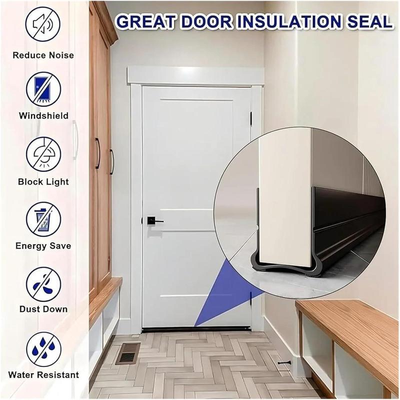 Triple Seal Under-Door Draft Stopper